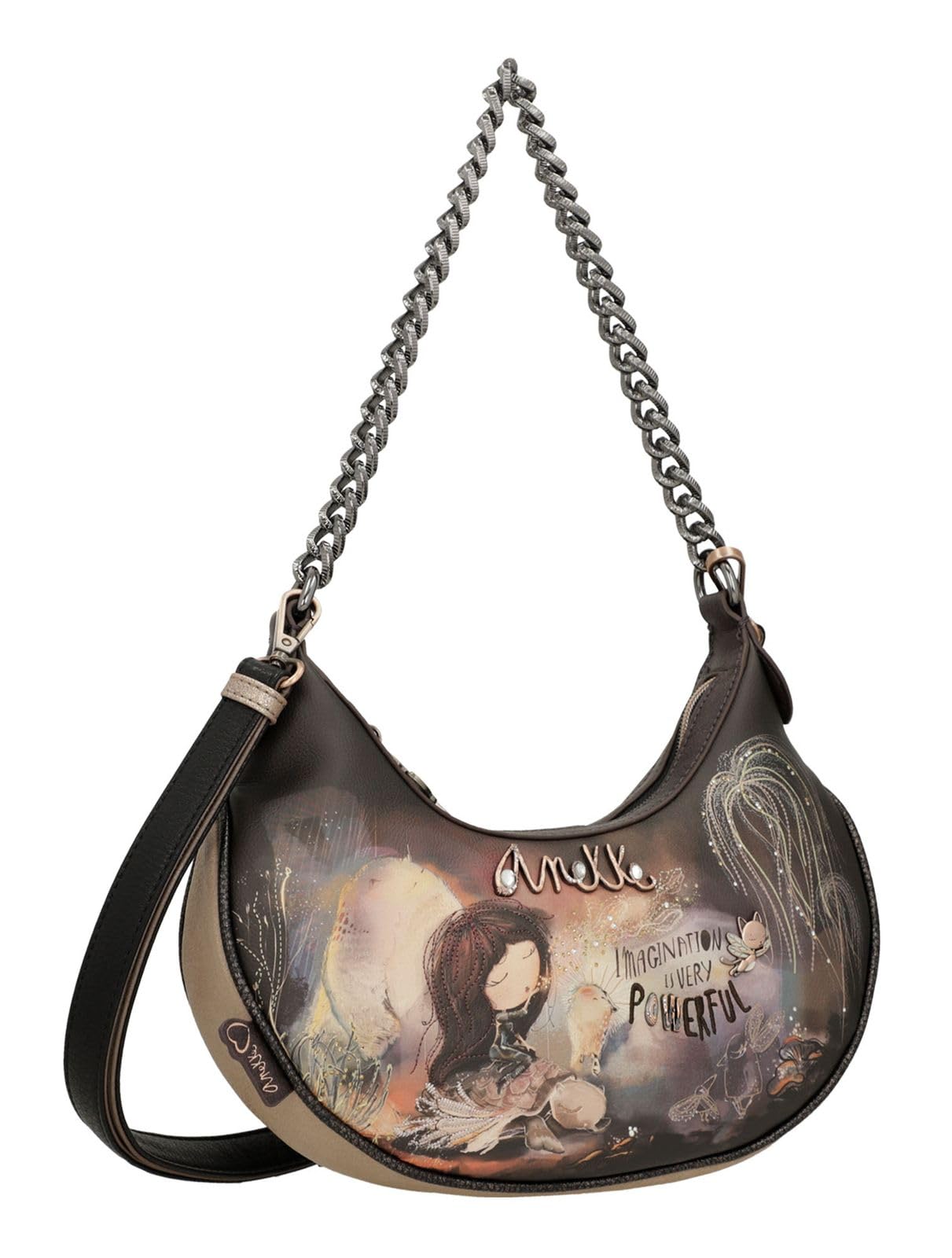 ANEKKE Dreamverse borsa tracolla catena 28x20x7 cm 425 g