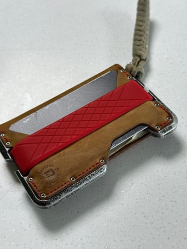 Dango Wallet Add-Ons 3 Pocket Bifold portafoglio Whiskey Brown