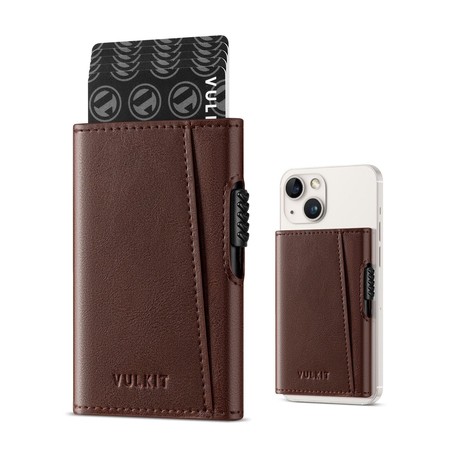 VULKIT VC312 Portacarte MagSafe Nero RFID 5 Carte