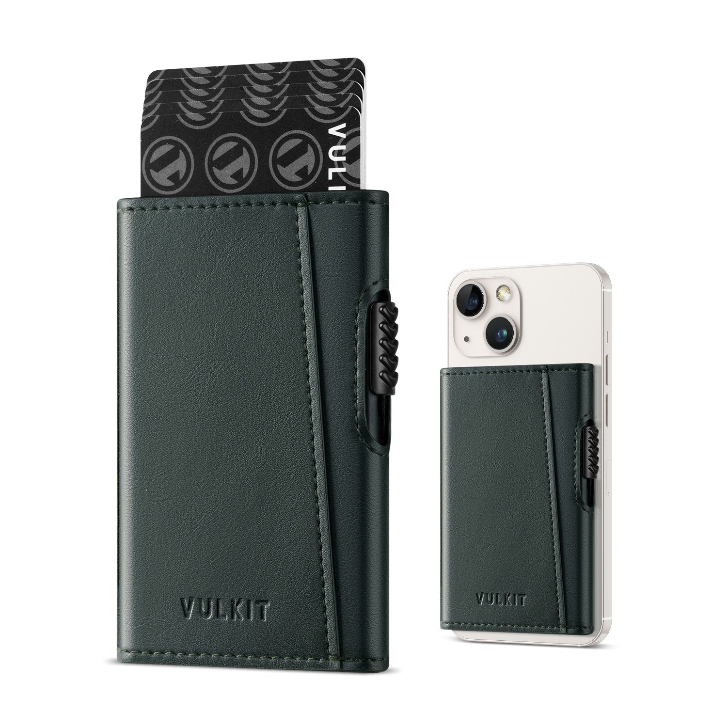 VULKIT VC312 Portacarte MagSafe Nero RFID 5 Carte