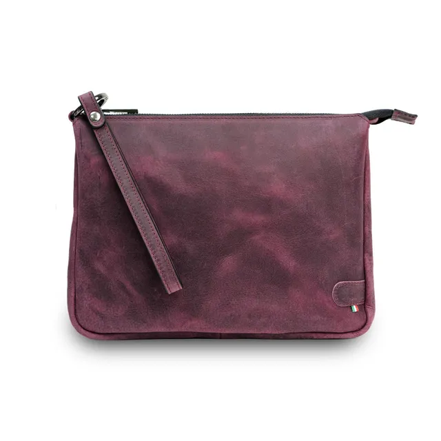 SLim Pochette Max Crazy Viola pochette pelle viola