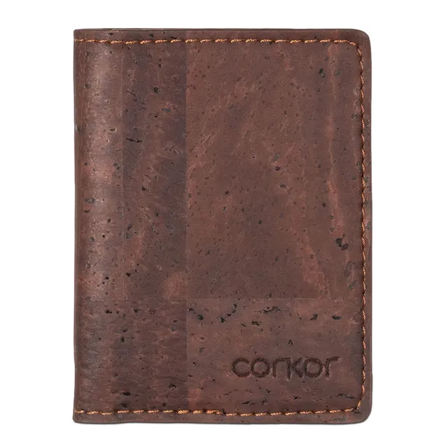 Corkor Wallets Portafoglio Sughero Marrone RFID