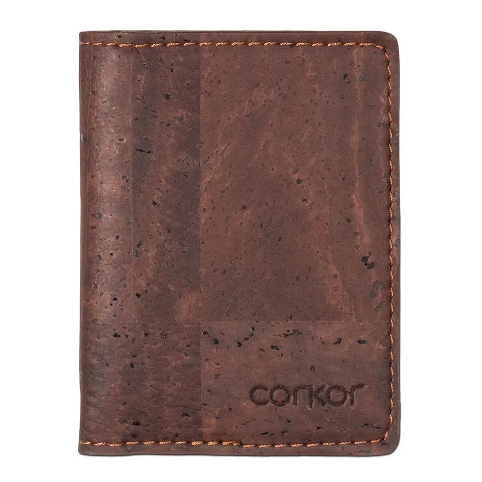 Corkor Wallets Portafoglio Sughero Marrone RFID