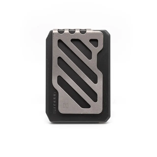 Dango SK1 Slide Kick portafoglio alluminio Jet Black titanio