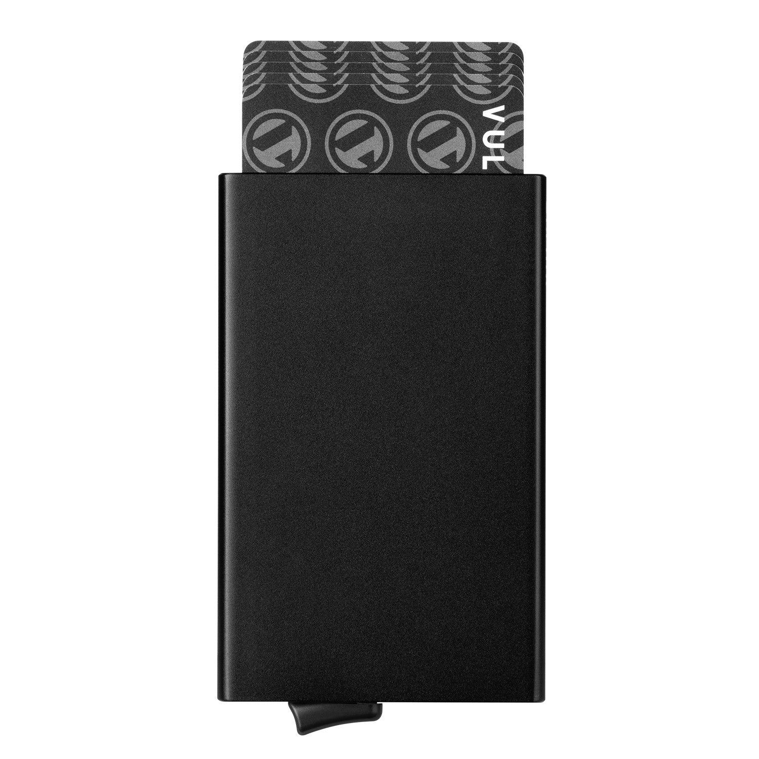VULKIT VC100 Portacarte Alluminio Nero Senza Fermasoldi RFID