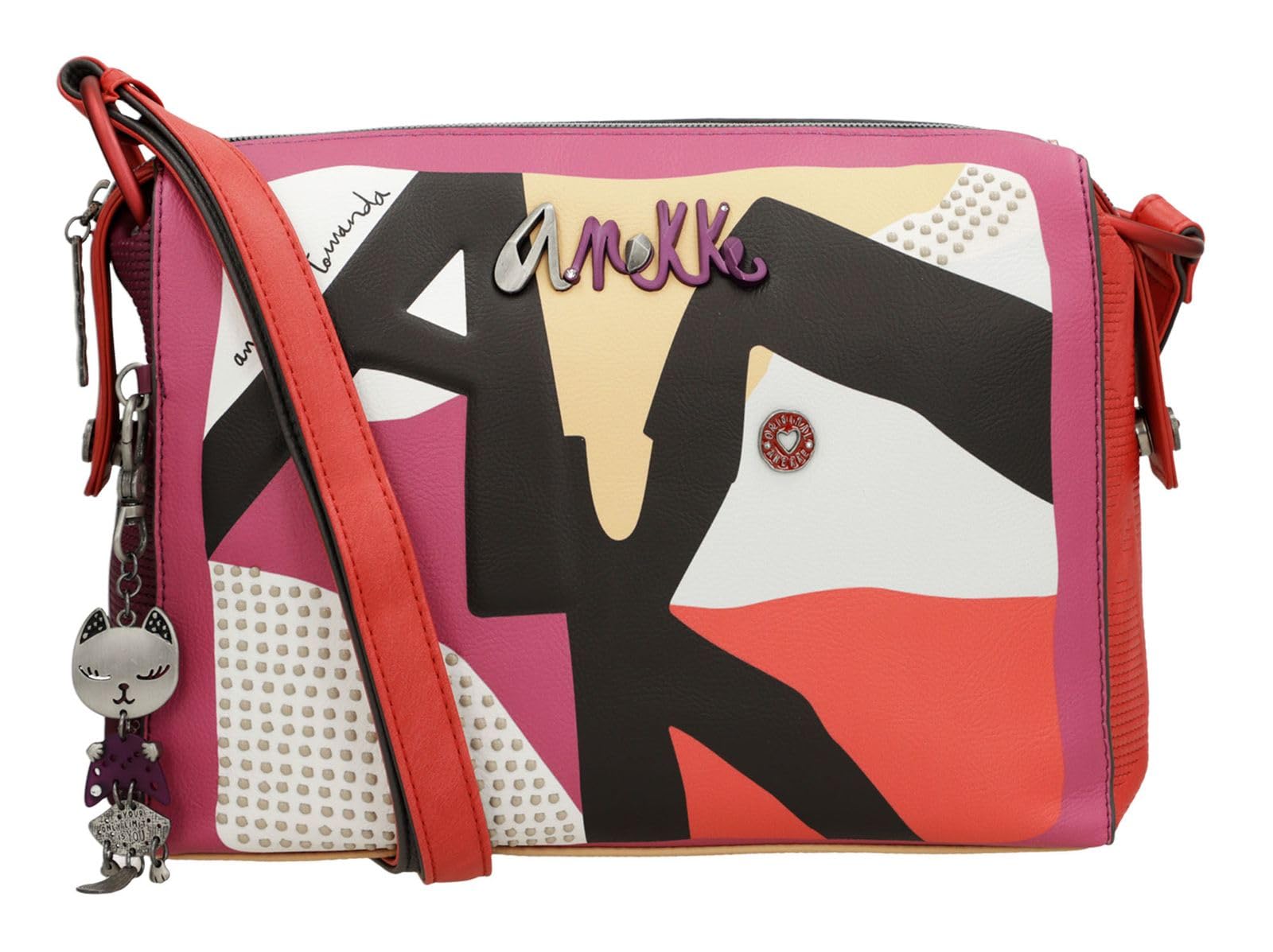 Anekke Fashion borsa a tracolla rettangolare 28x22 cm