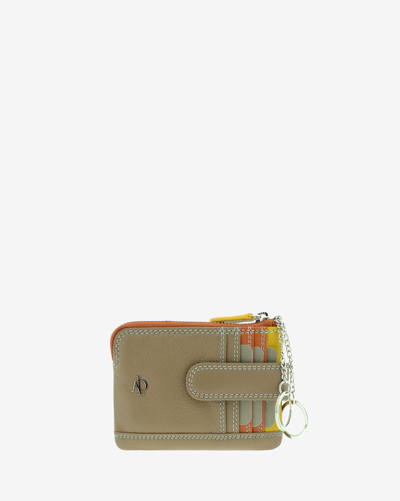 Adapell Asimetric 8036-C portamonete pelle topo doppia zip