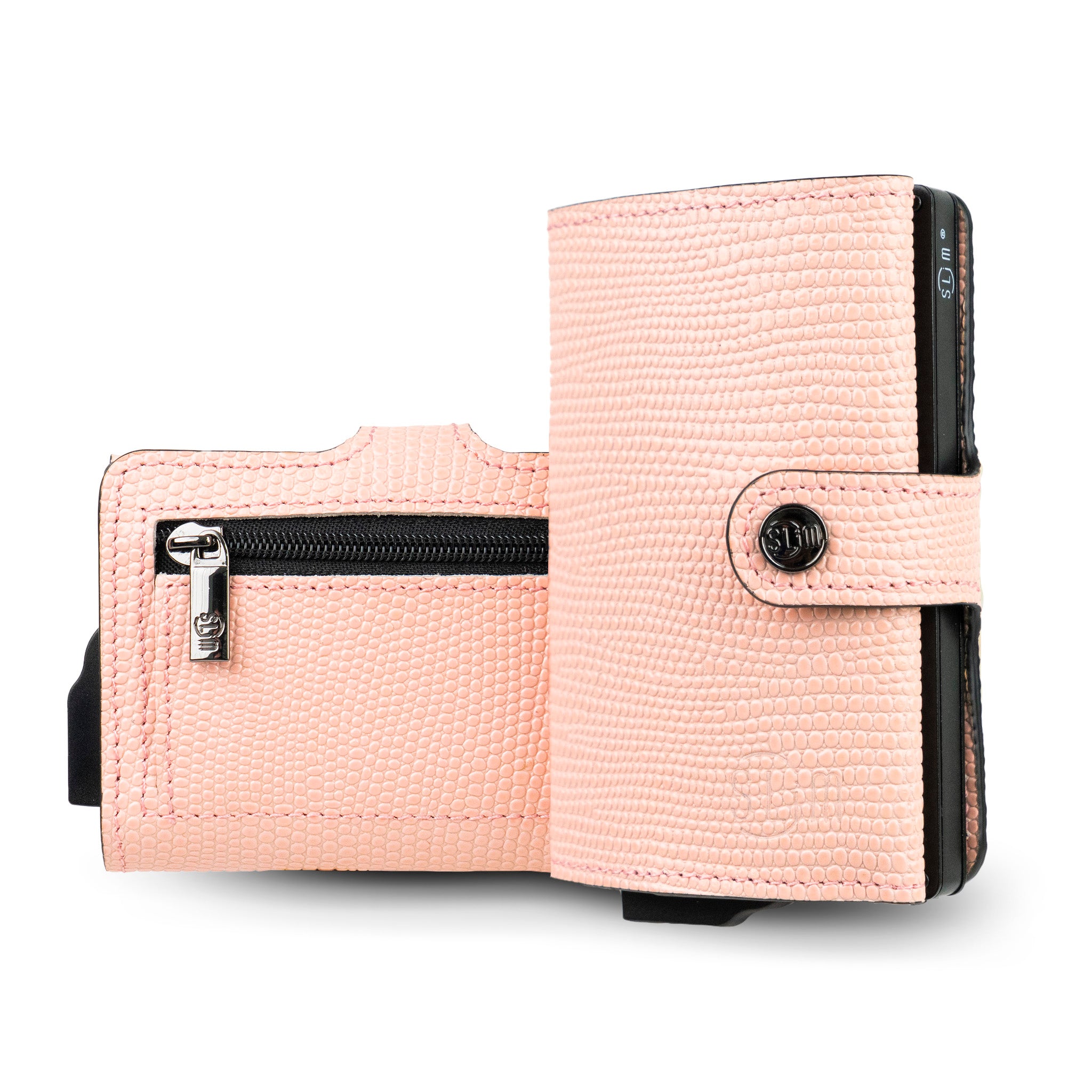 SLim Vera Pelle Portafoglio Tejus-S Nero RFID Antigraffio