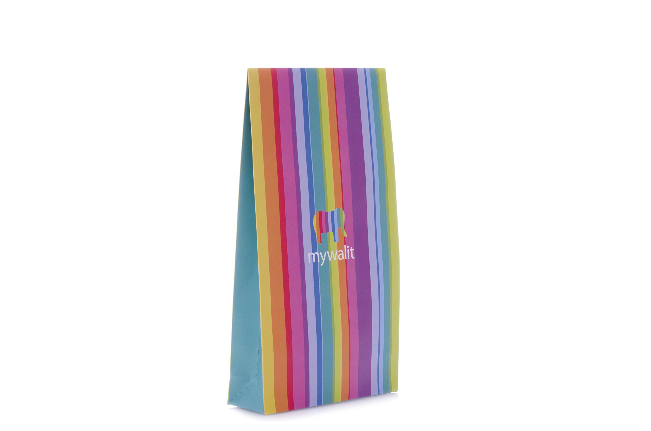 Mywalit Milano Bi-Fold Portafoglio Pelle Sangria Multi