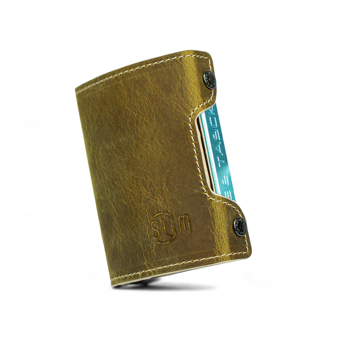 SLim Be Tasck portafoglio Crazy Horse Sole Frame Nero