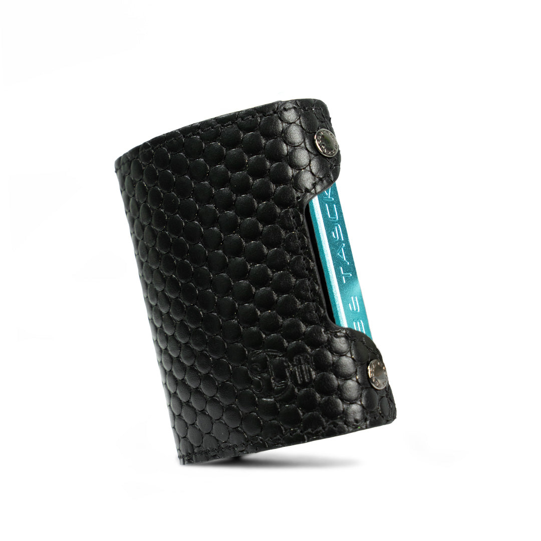 SLim Be Tasck Portafoglio Pelle Bolle Nero Frame Nero
