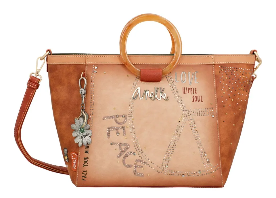 ANEKKE Bloom Flowers Borsa Tracolla 40x25x12 cm