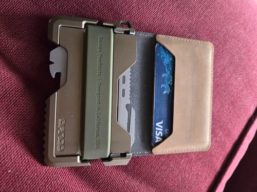 Dango Wallet Add-Ons 3 Pocket Bifold portafoglio Whiskey Brown