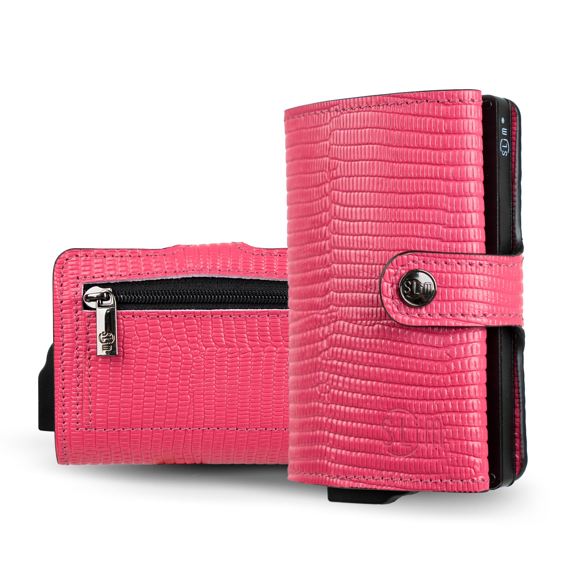 SLim Vera Pelle Portafoglio Tejus-S Nero RFID Antigraffio