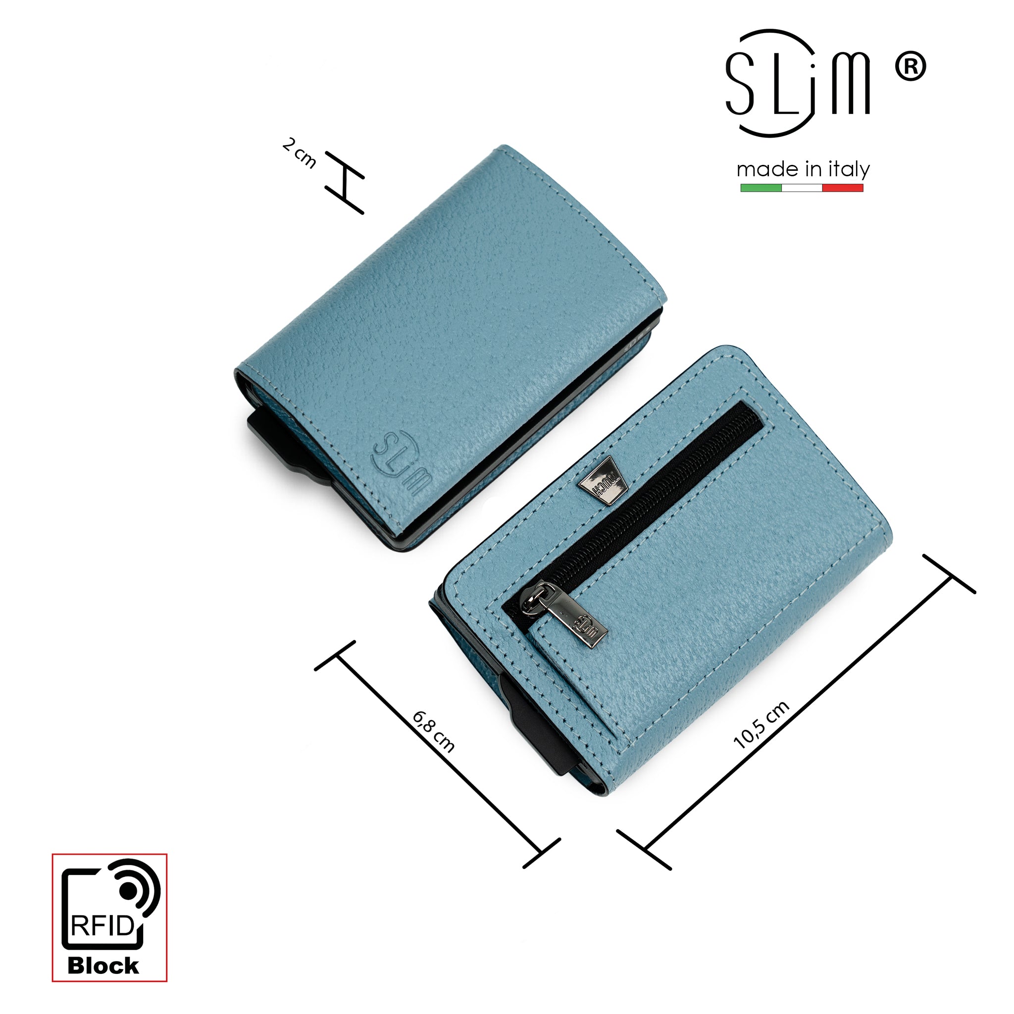 SLim Touch Cinghialino Portafoglio Carta Zucchero RFID