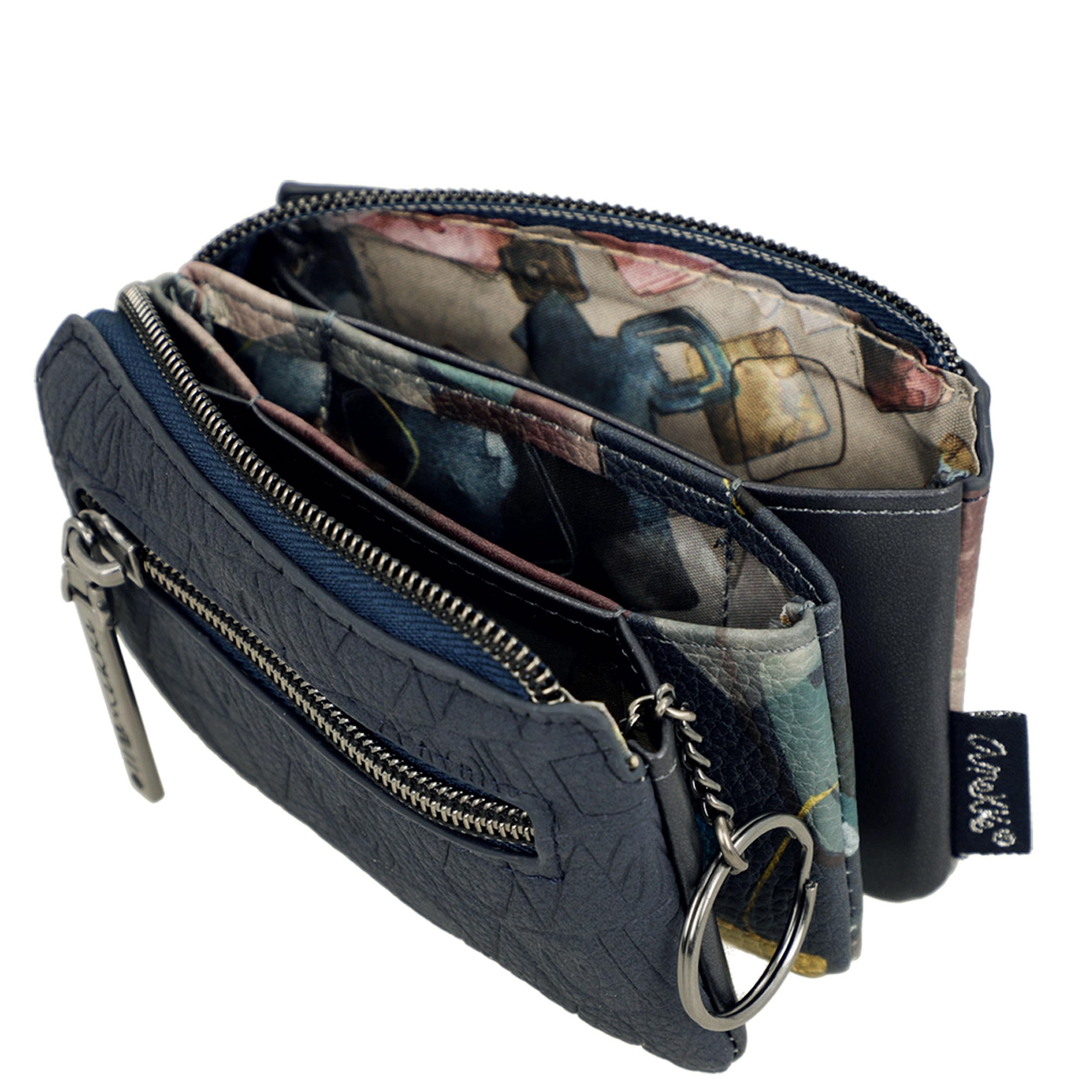 Anekke Evolution Portamonete 3 Scomparti Donna