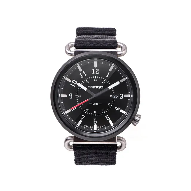 Dango TK-01 orologio outdoor quarzo nylon nero 45mm