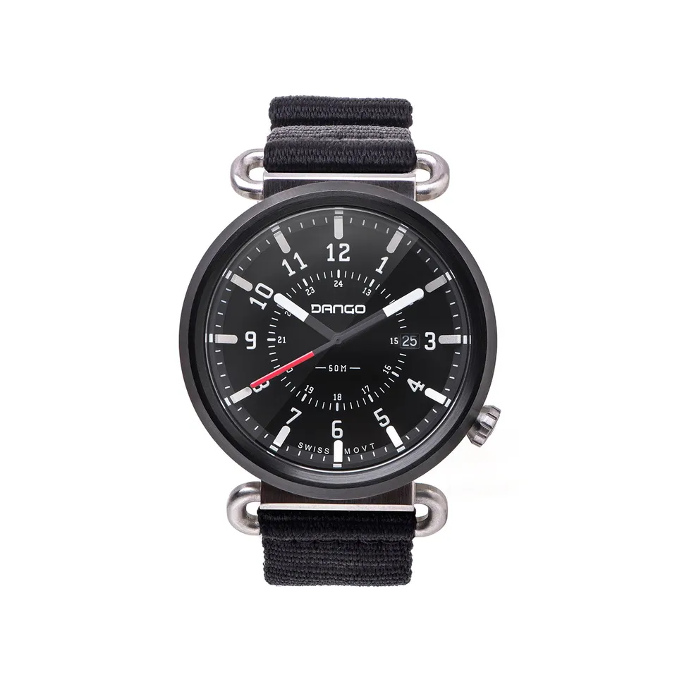 Dango TK-01 orologio outdoor quarzo nylon nero 45mm