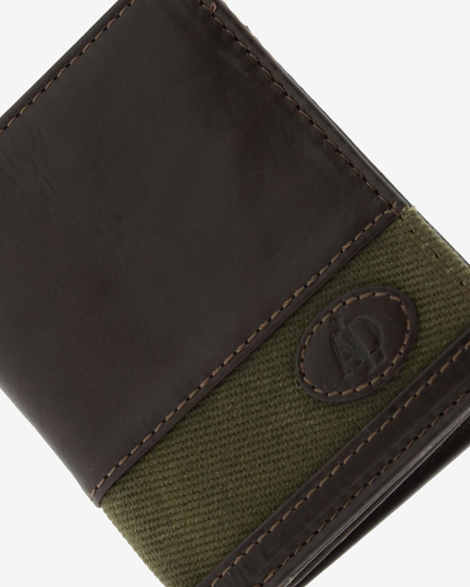 Adapell Range 1618 portafoglio uomo cuoio RFID canvas