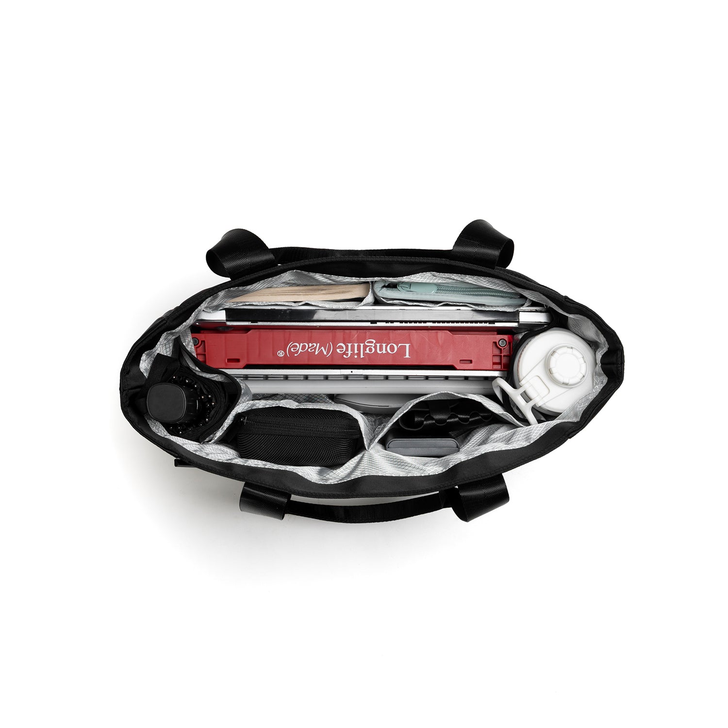 Vulkit VB114 City Flux Borsa Tote 15L Nera Porta PC