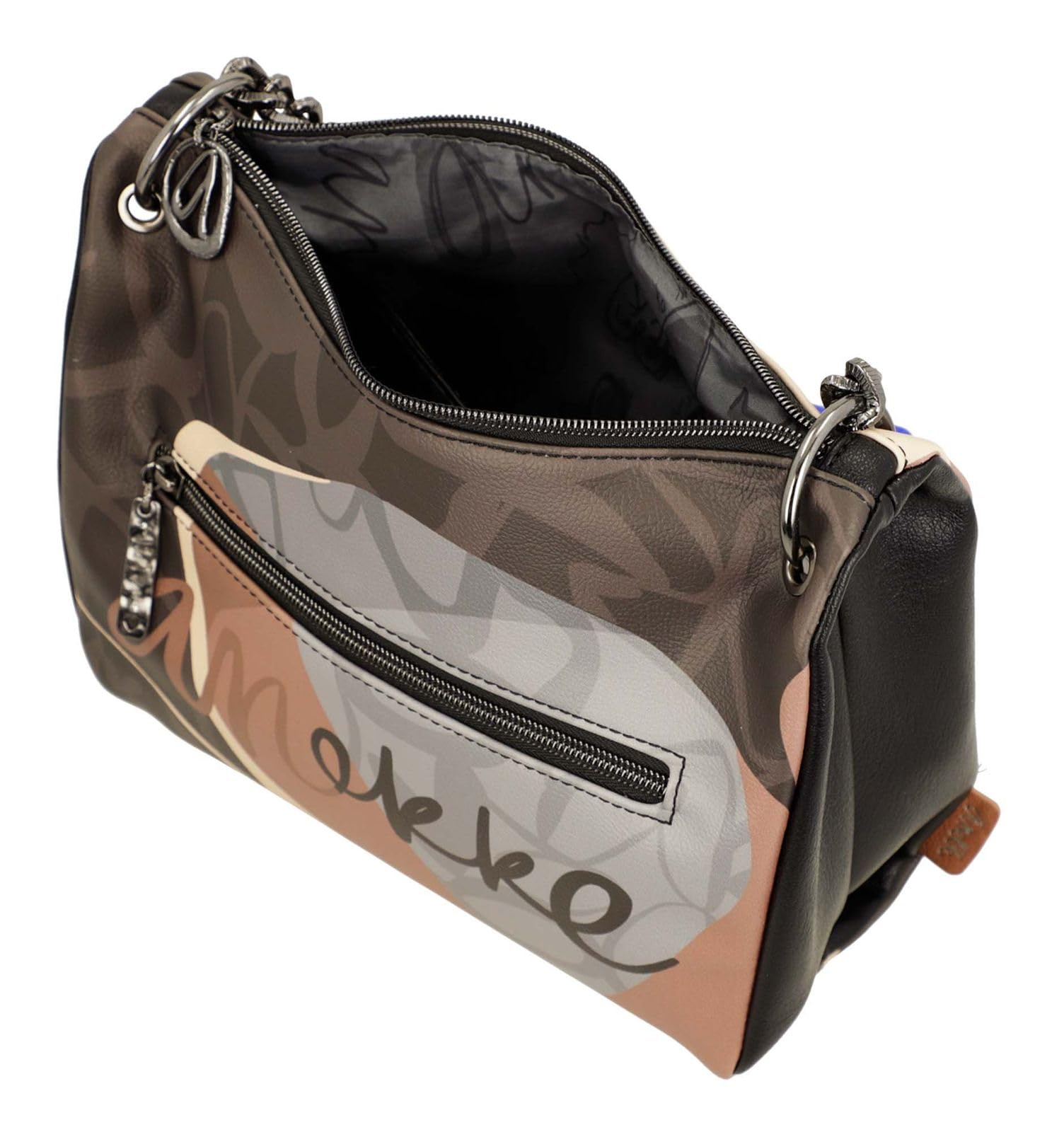 Anekke Real Heartbeat Borsa a Tracolla 26x20 cm Catena