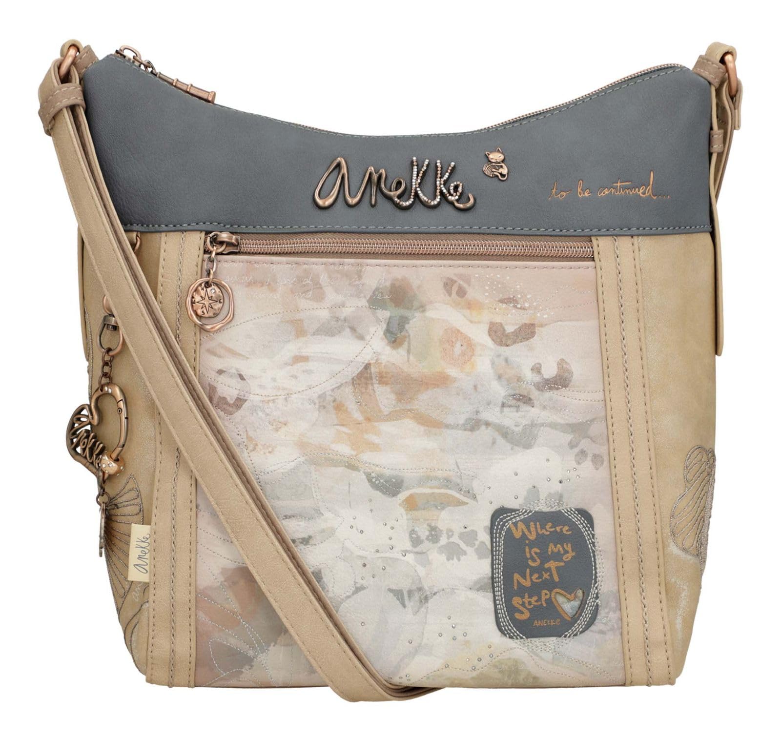 Anekke Stories tracolla piatta 30 cm con scomparti