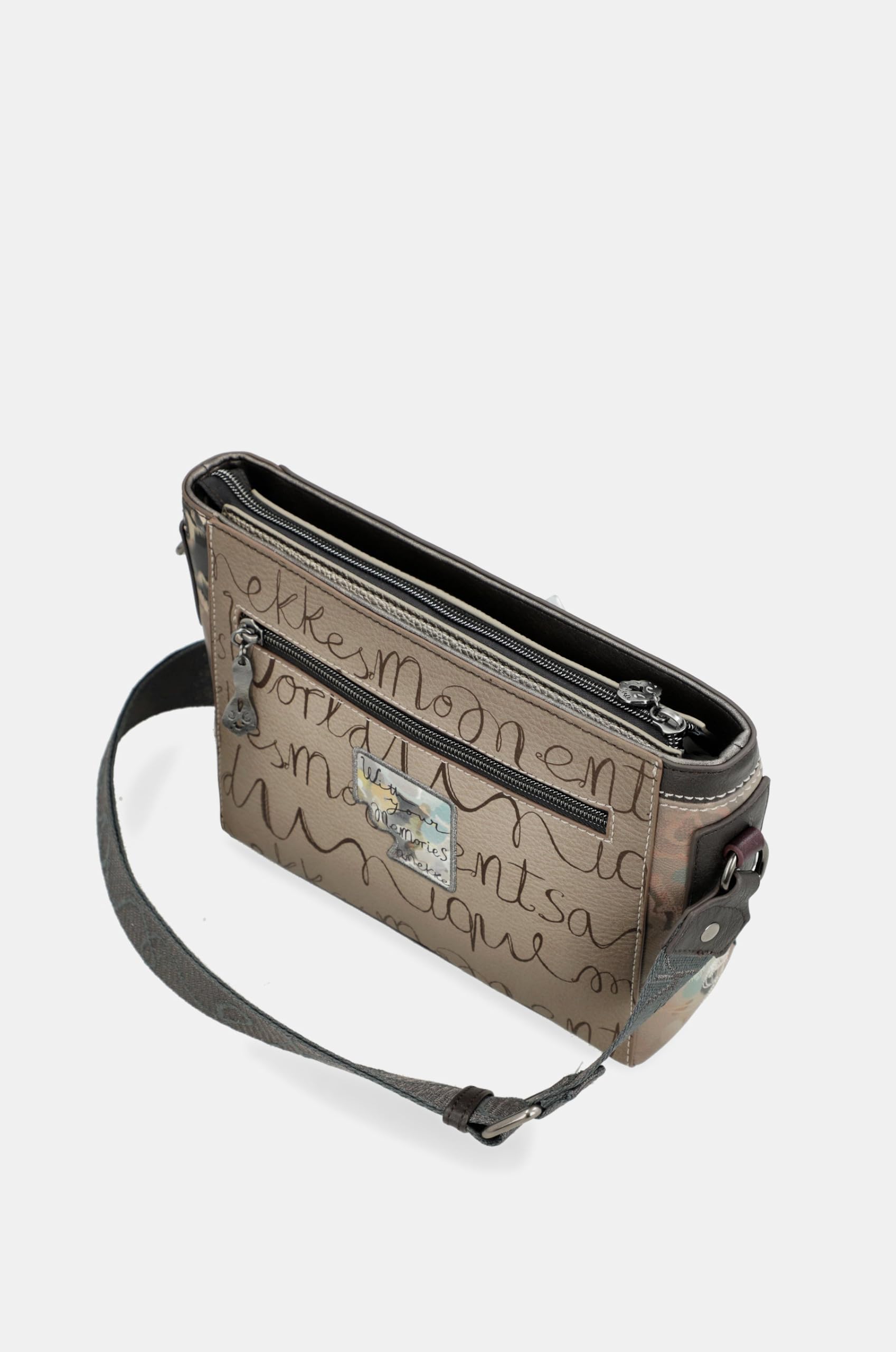 Anekke Real borsa tracolla donna 22x17x8 cm cerniera