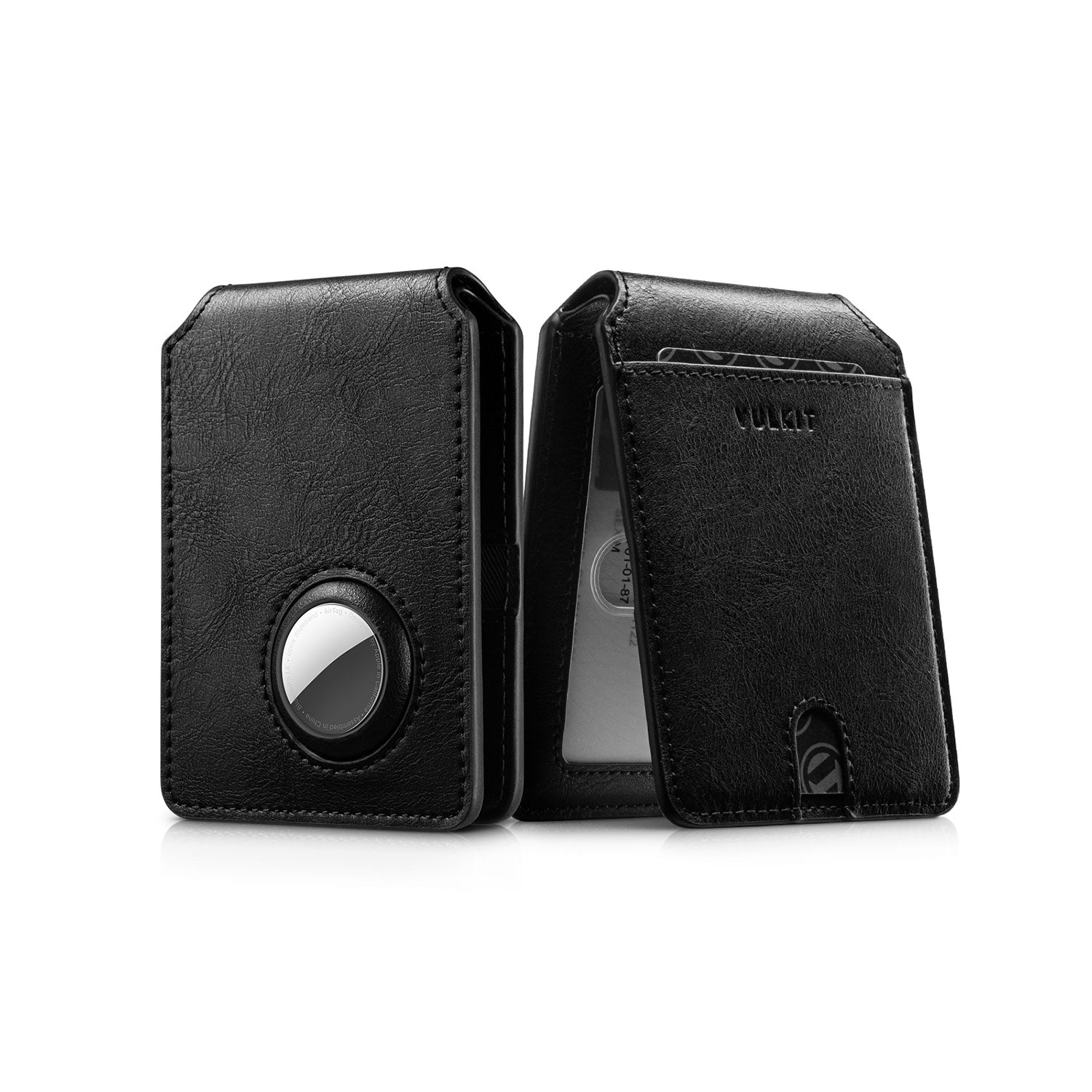 VULKIT AirTag Holder Wallet VW127 portafoglio RFID nero