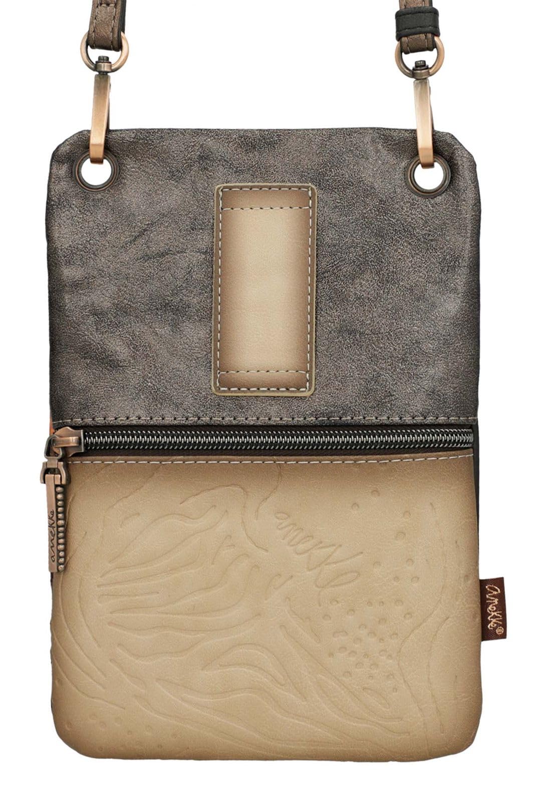 Anekke Auralis Wings Mini Borsa a Tracolla Beige 15 cm