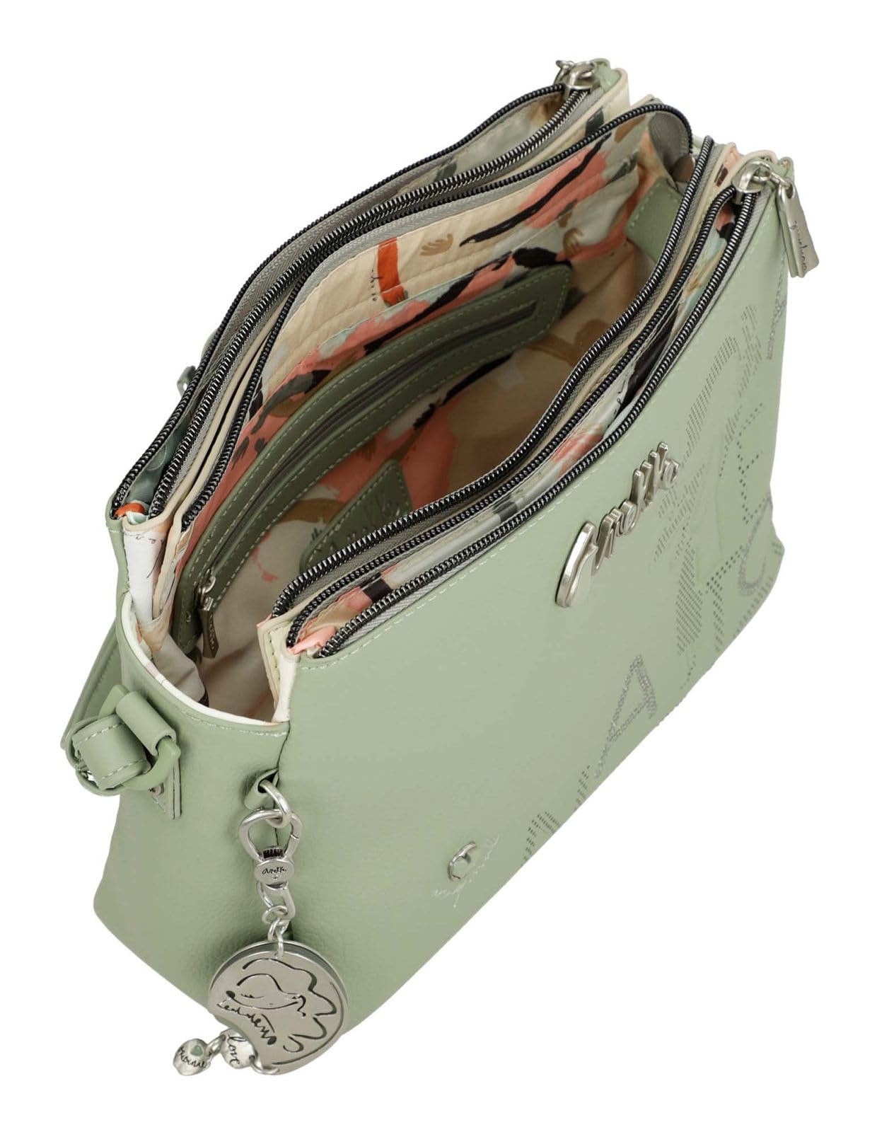 Anekke Original Alma borsa tracolla stampata 3 scomparti