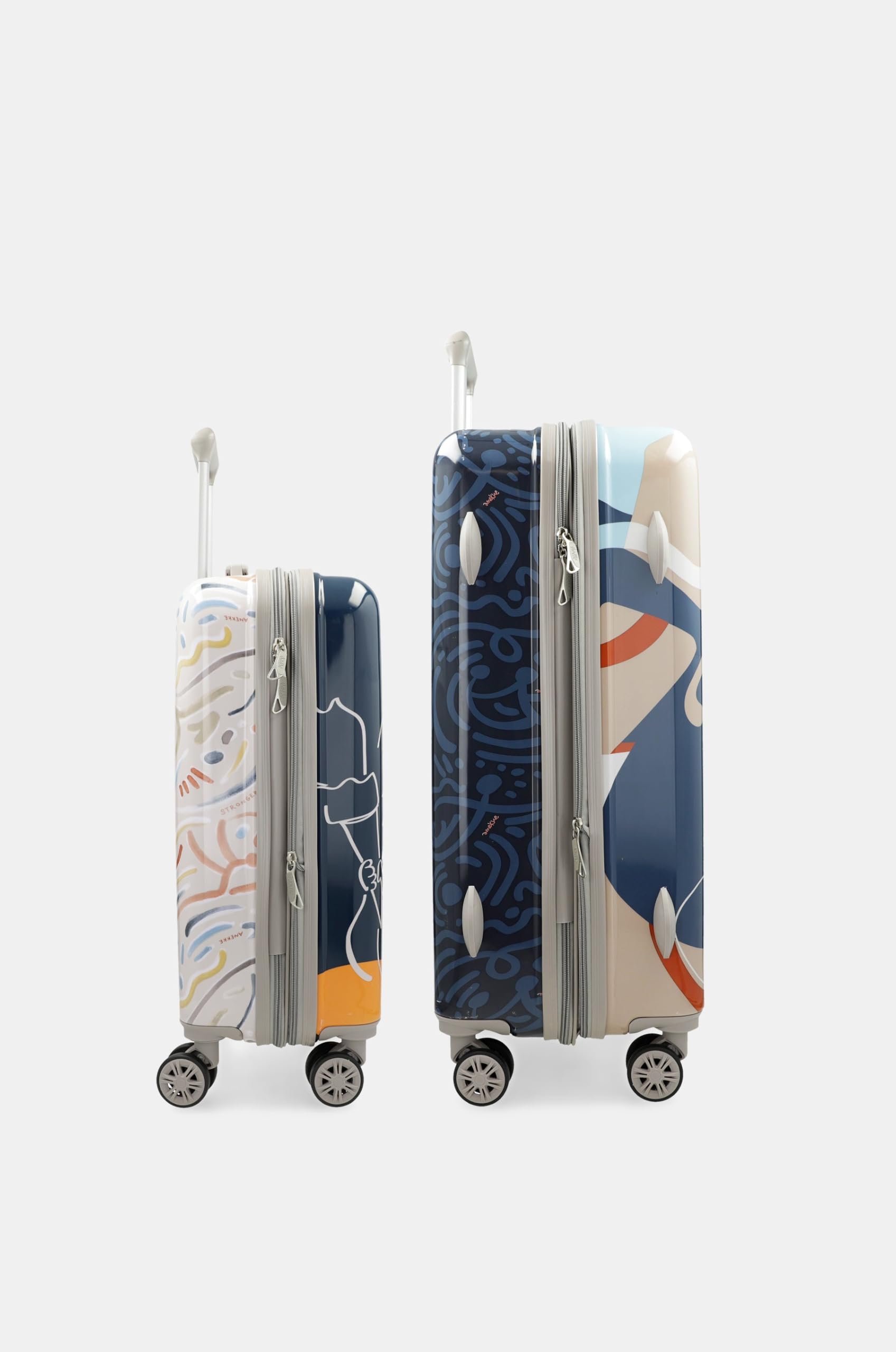 Anekke Eikon Set Valigie 2 Pezzi Stampa Viaggio