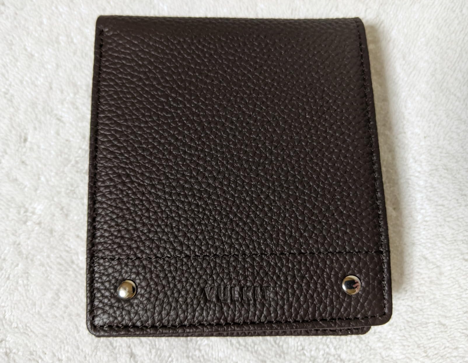 VULKIT VW119P portafoglio pelle nero bifold RFID