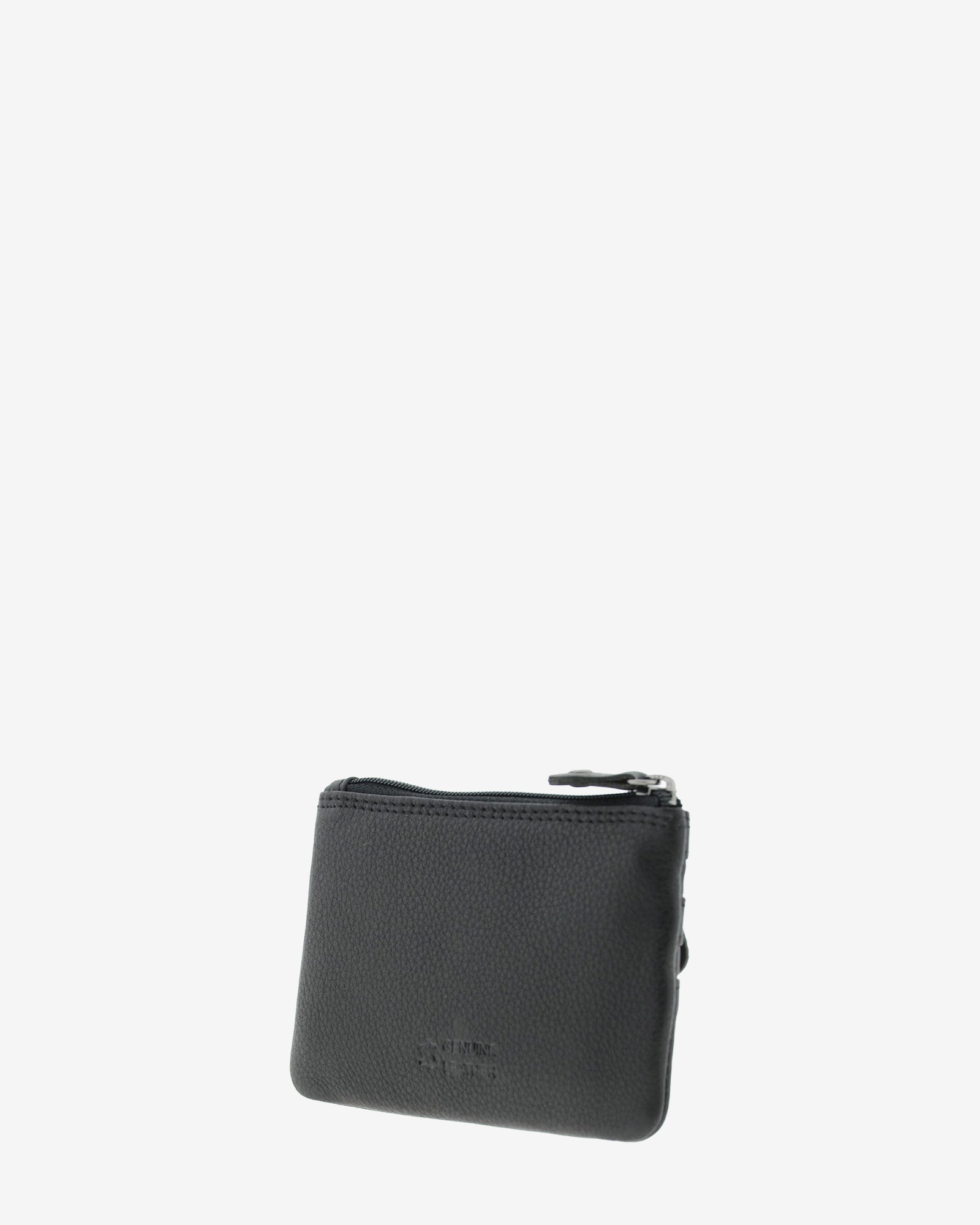 Adapell 8072 portamonete nero tripla cerniera pelle