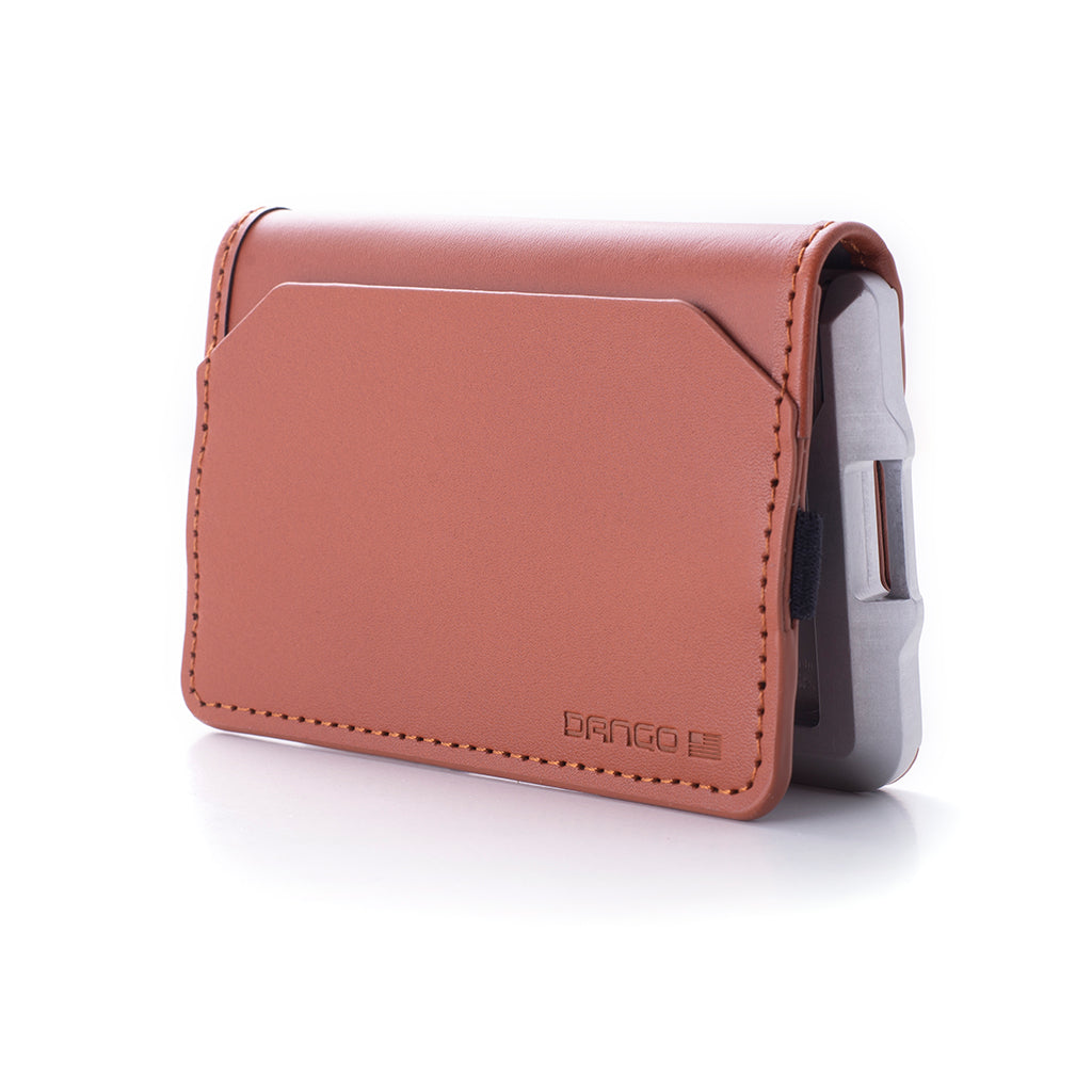 Dango D03 Dapper portafoglio bifold pelle whiskey brown