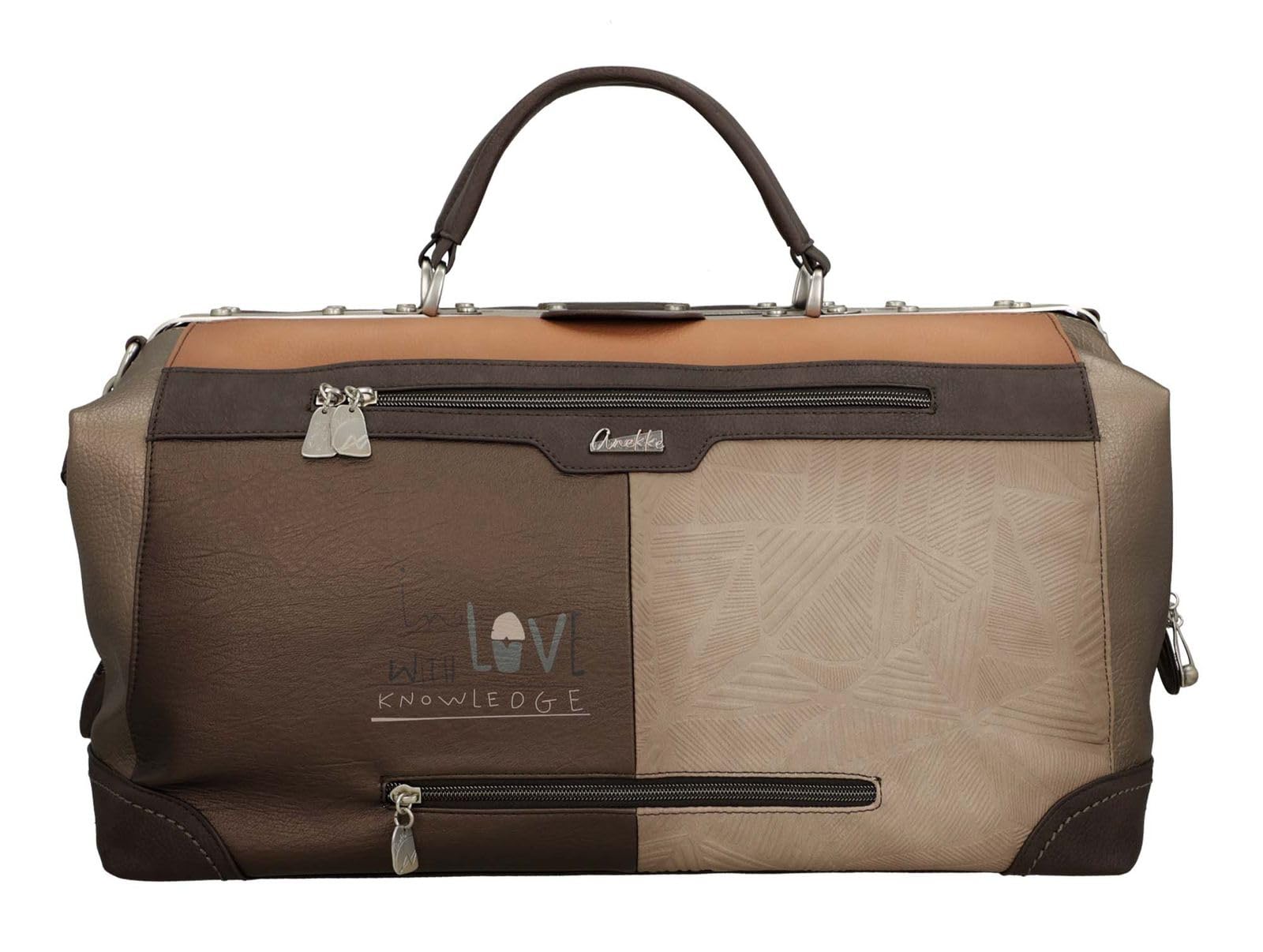 Anekke Sophia borsa da viaggio stampa geometrica