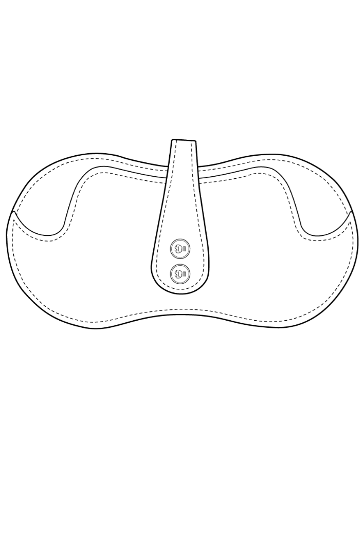 SLim Vision Portacarte Pelle Ciclamino Flower RFID