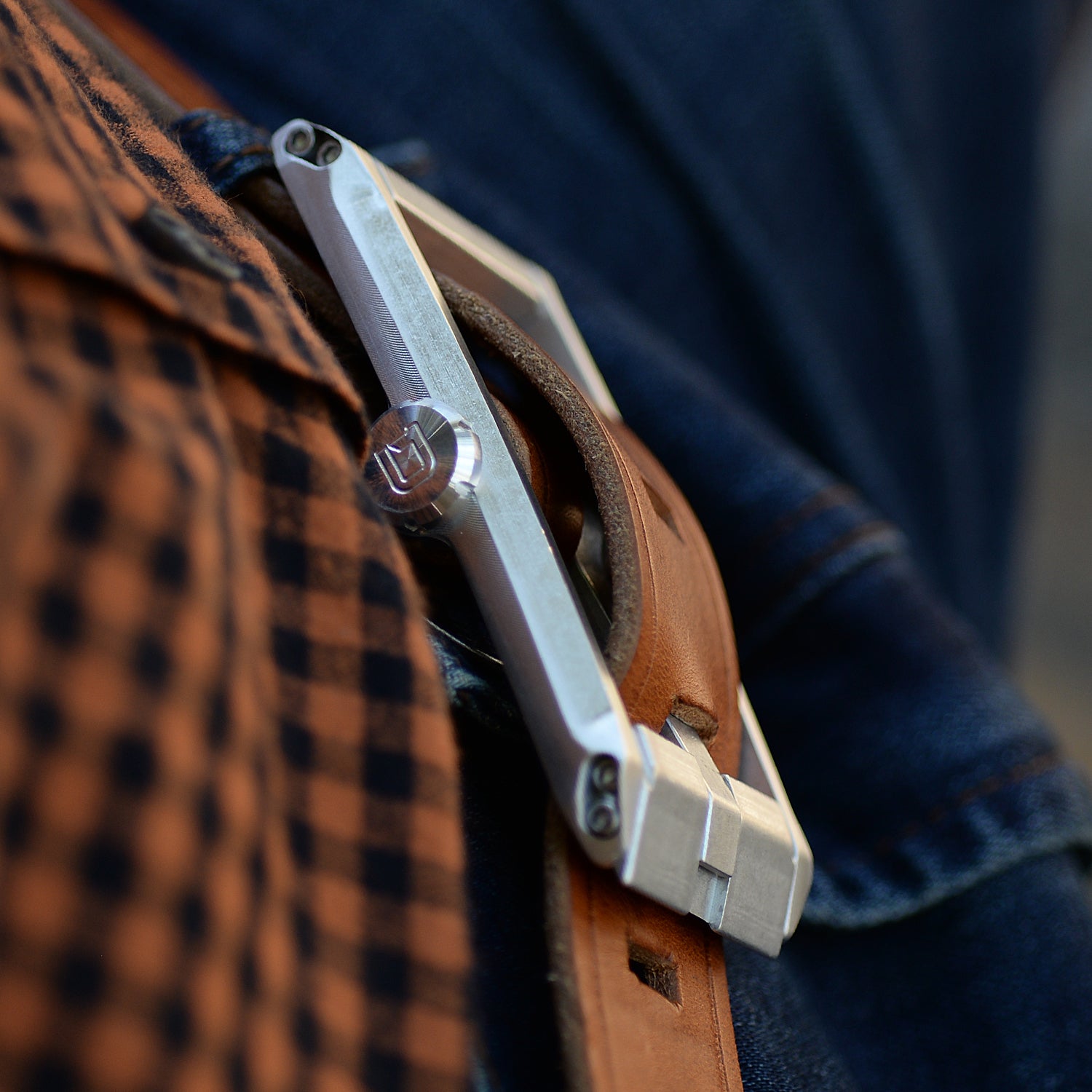 Dango Belts cintura uomo pelle Whiskey Brown taglia M