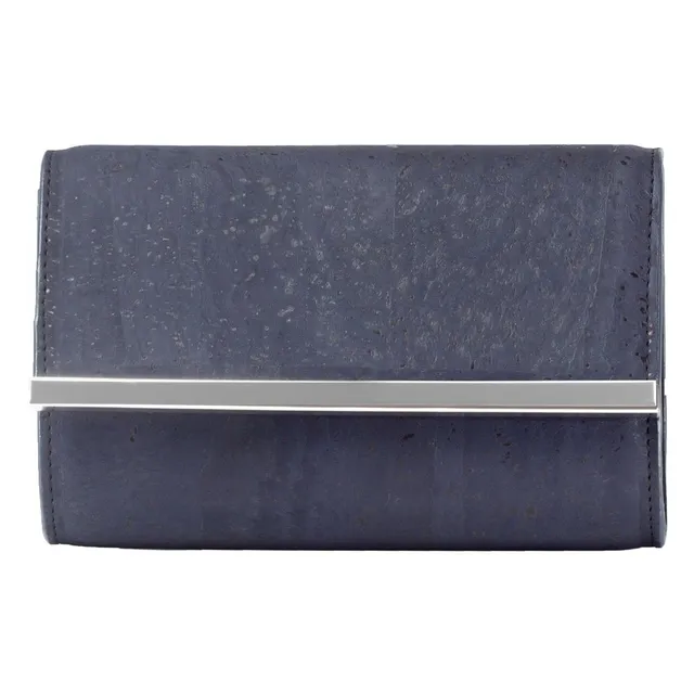 Corkor Bags Pochette in Sughero Blu S da Sera
