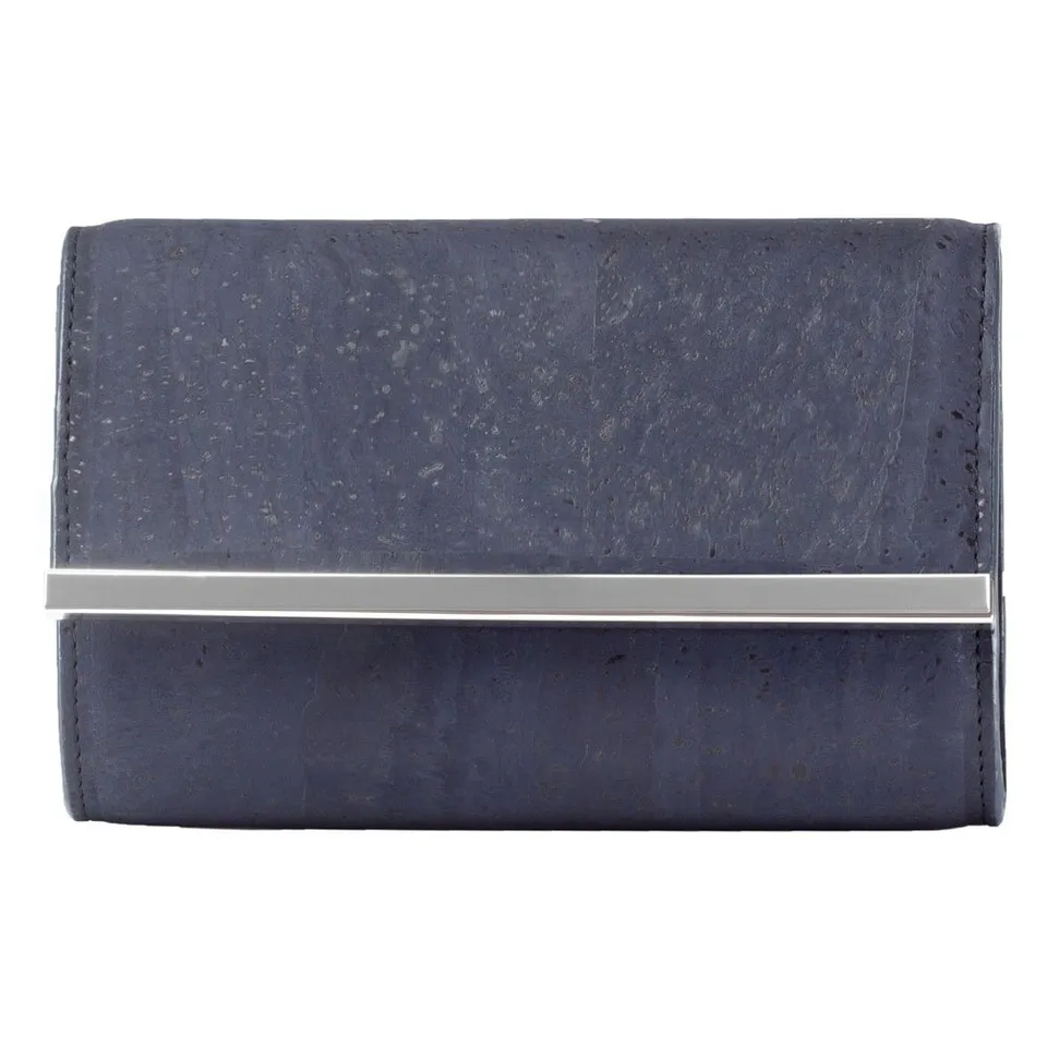 Corkor Bags Pochette in Sughero Blu S da Sera