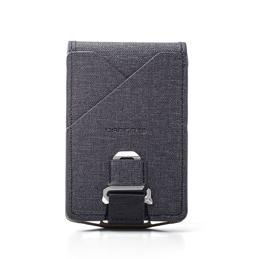 Dango M1 Lite Bifold portafoglio nero blackout RFID 13 carte