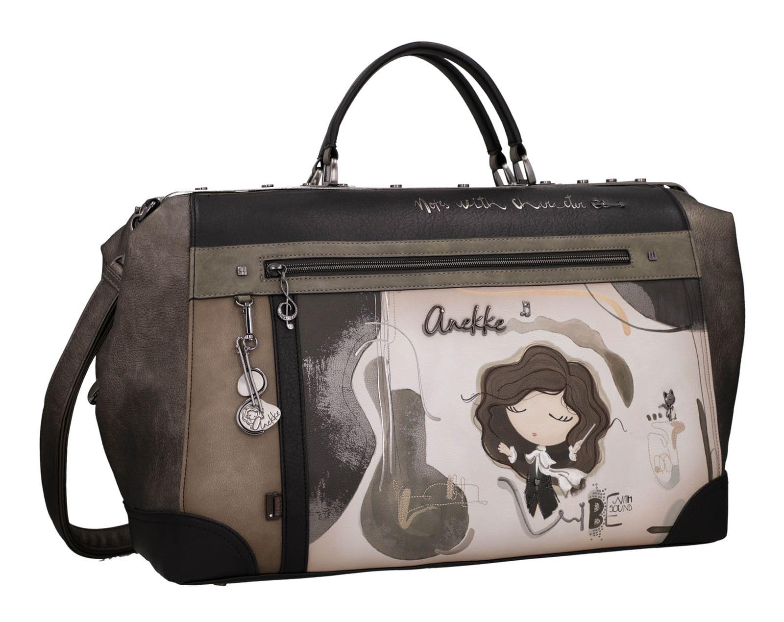 Anekke Orchestra Borsa da Viaggio con Tracolla e Fascia Trolley