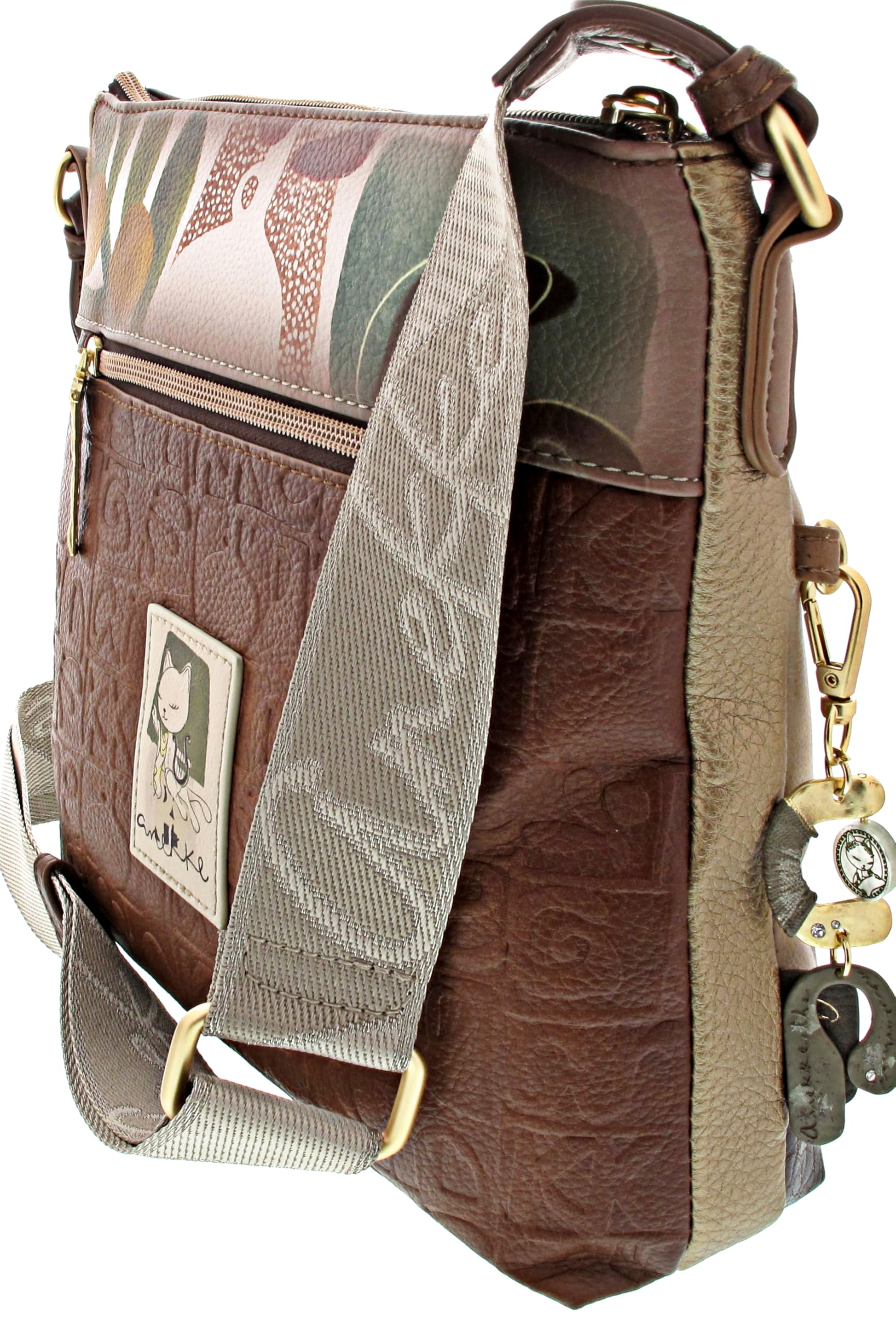 Anekke Muse borsa tracolla donna stampa greca