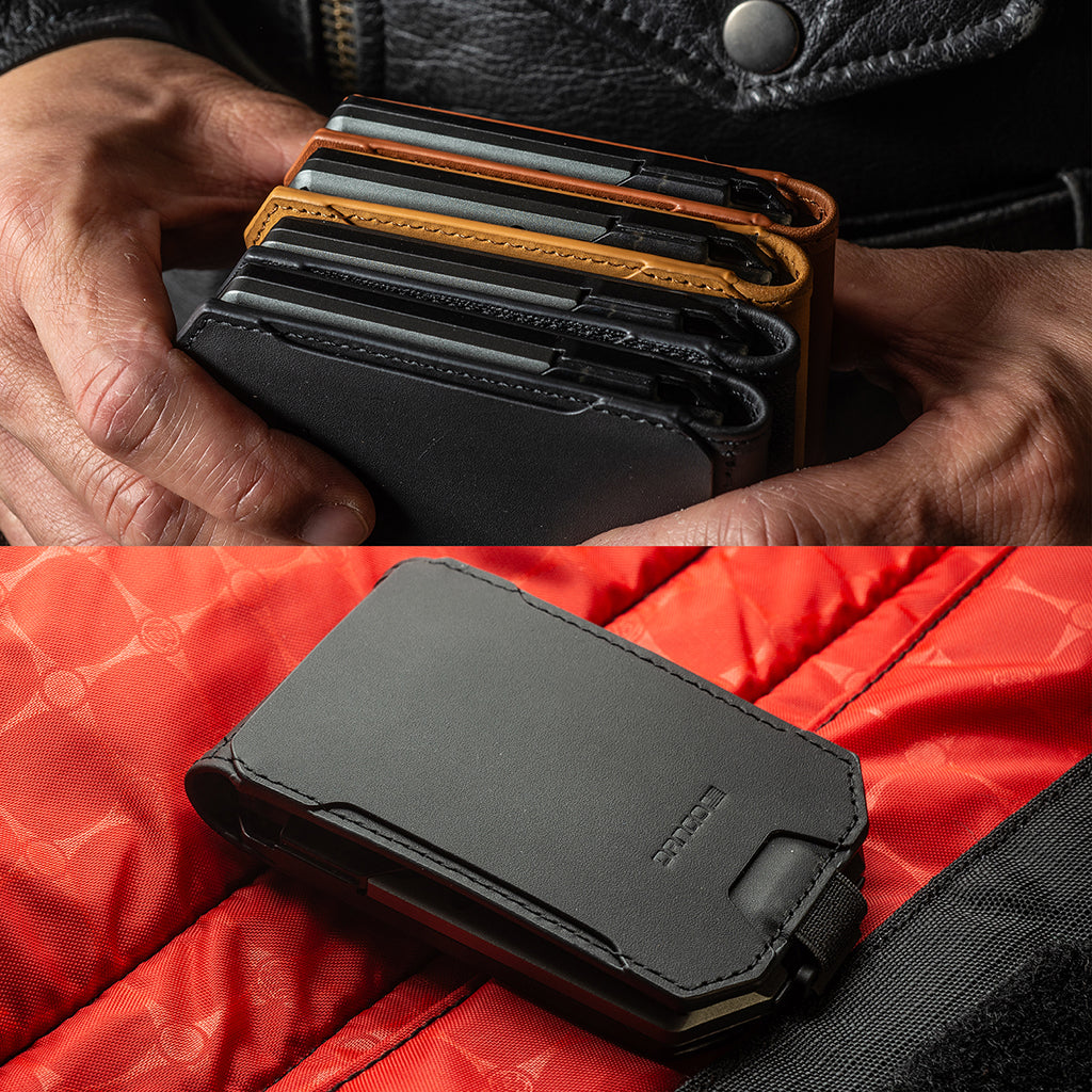 Dango M4 Maverick portafoglio bifold pelle Jet Black 13 carte