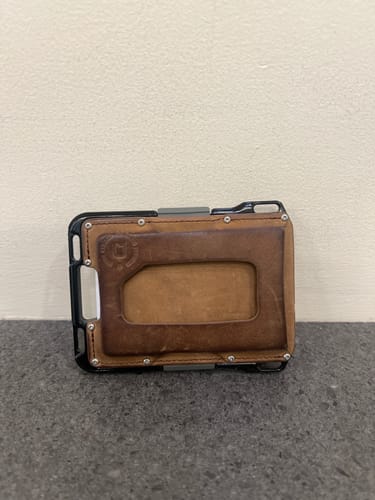 Dango M1 Maverick Single Pocket tasca pelle Whiskey Brown