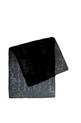 Anekke Sciarpa Donna Scura Pashmina con Stampa