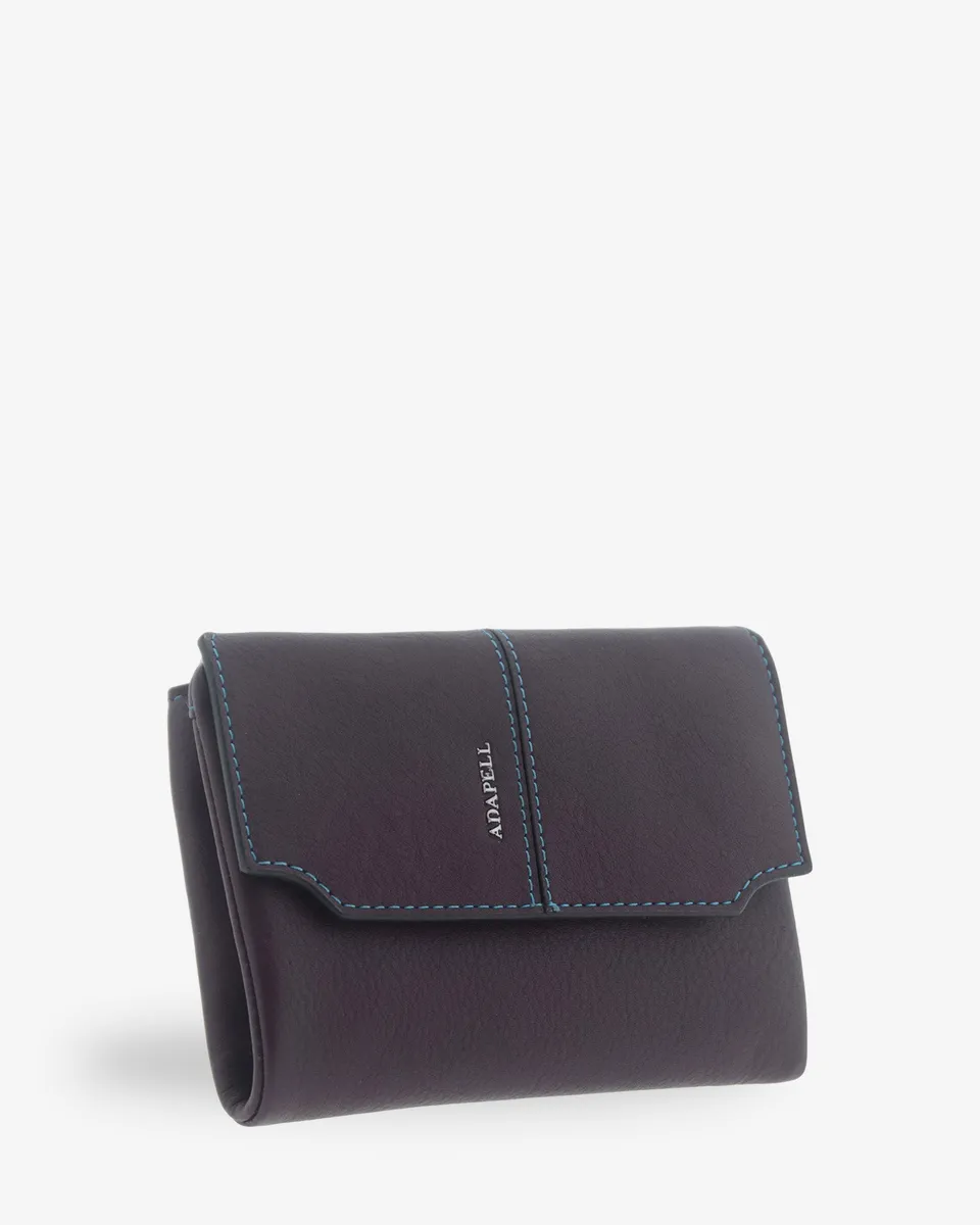 Adapell Atelier portafoglio pelle caramel RFID 15 carte