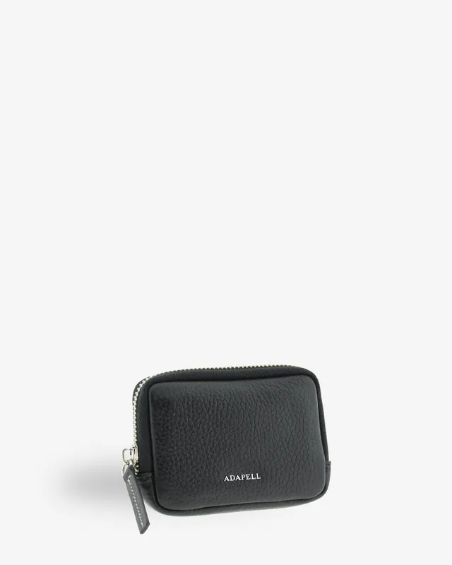 Adapell Nexo 8095 portamonete pelle nero RFID