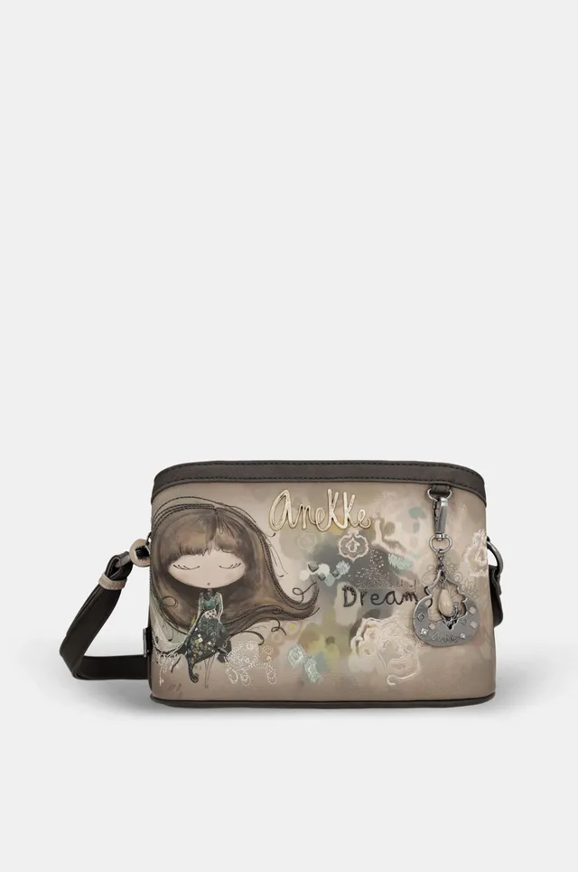 Anekke Real Tracolla cerniera 23x16x11 donna