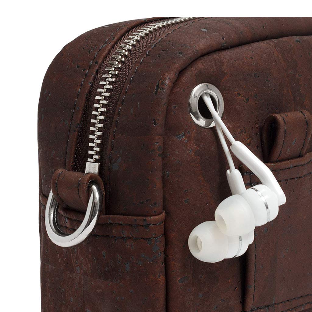 Corkor Bags CK267CC Tracolla Marsupio Marrone Earthen