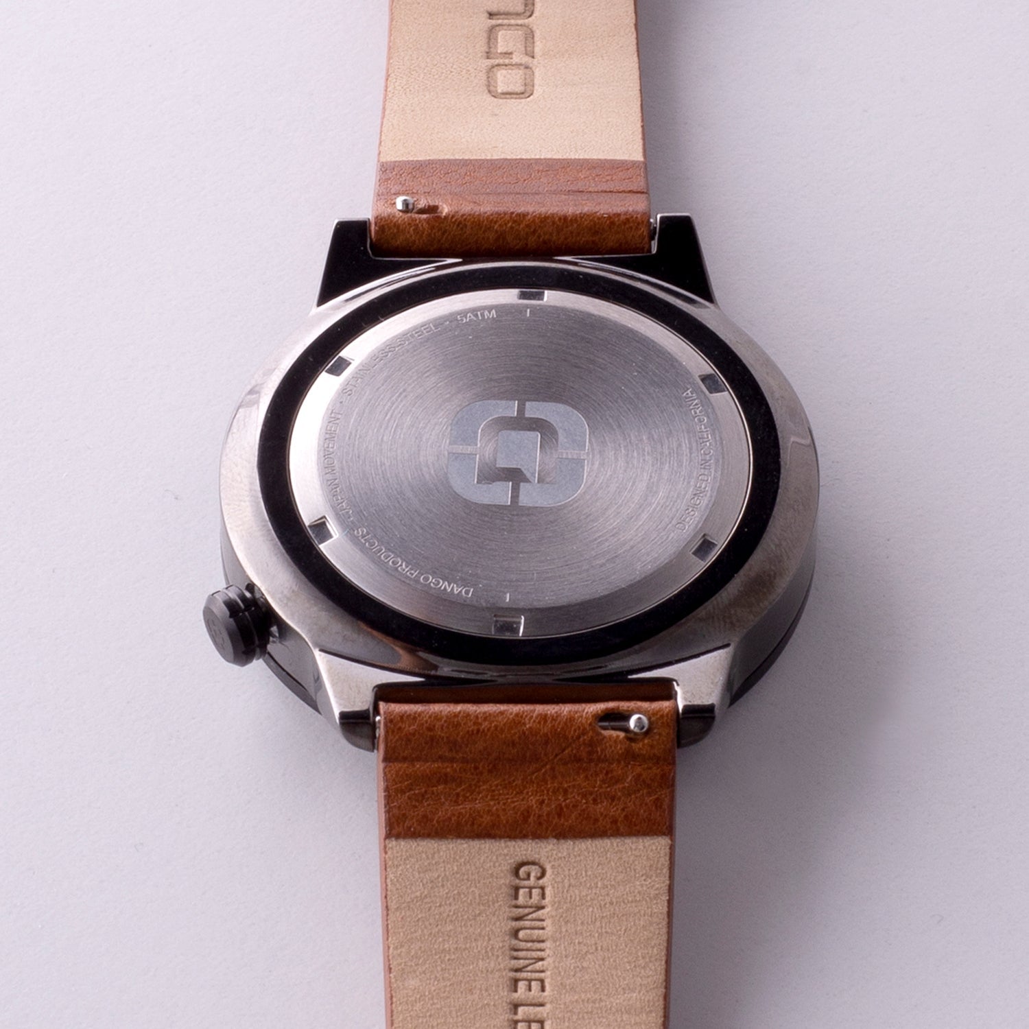 Dango Dapper Watch Orologio 45mm Pelle Nera 50M